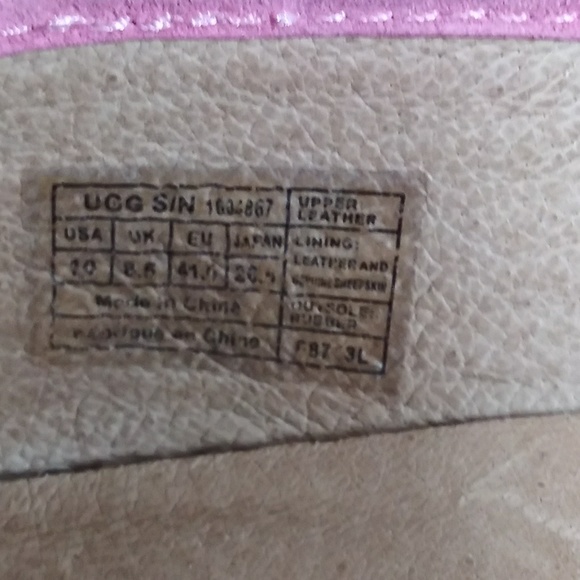 Sold sold UGG Suede Bow - Picture 7 of 7